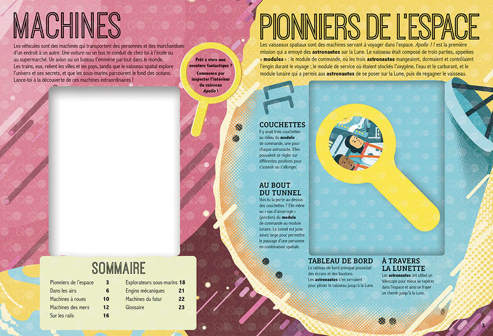 MACHINES : UTILISE LA LOUPE MAGIQUE 