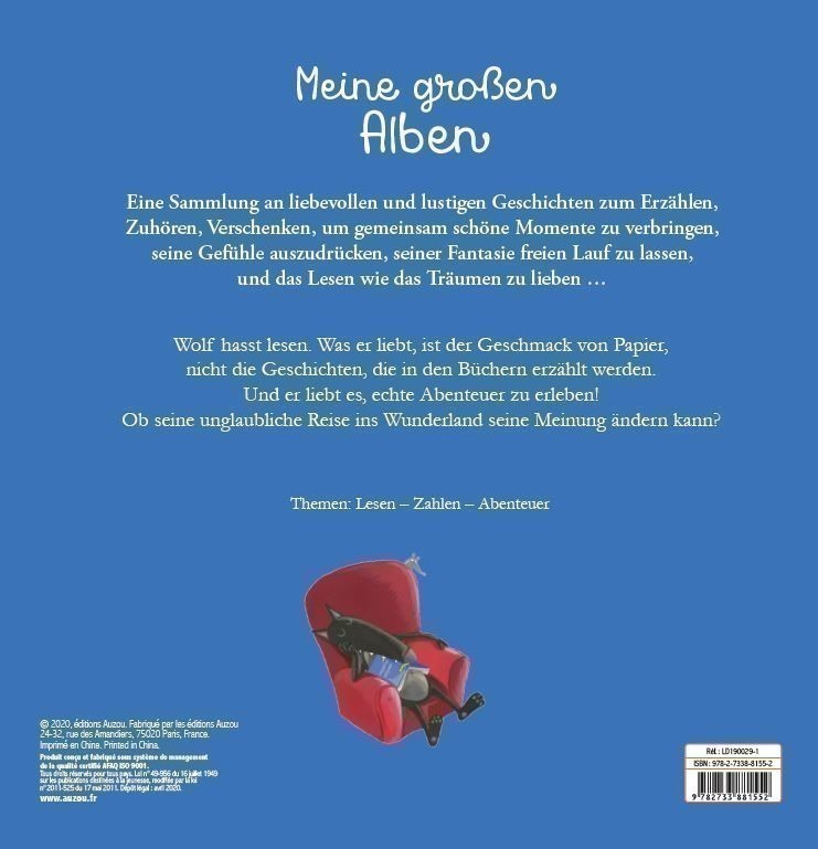 DER WOLF, DER NICHT GERNE LAS (+ CD AUDIO)