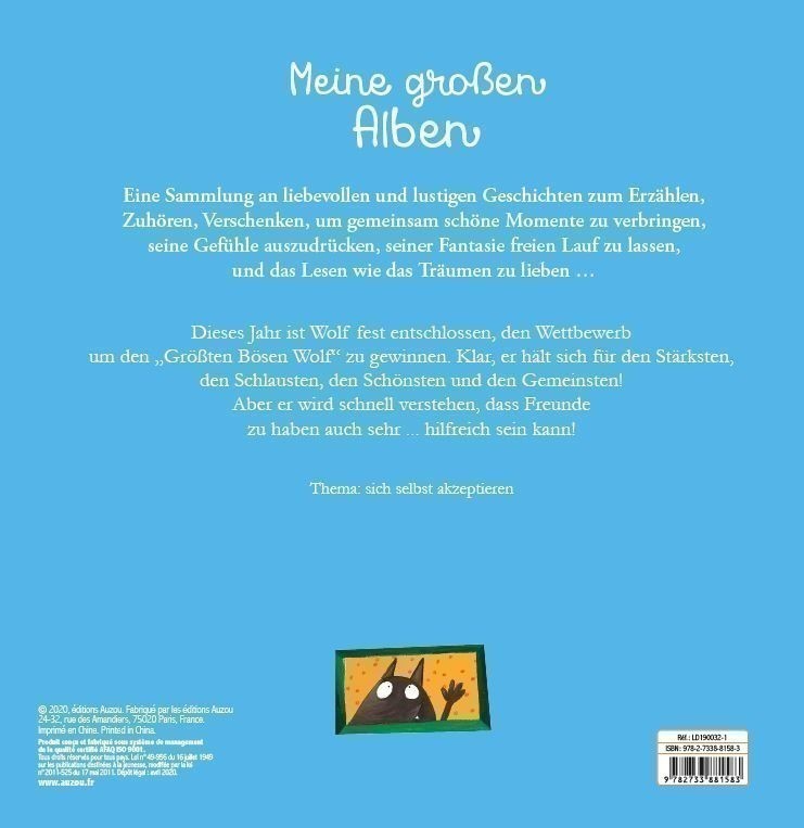 DER WOLF, DER ZU SELBSTVERLIEBT WAR (+ CD AUDIO) DER WOLF, DER ZU SELBSTVERLIEBT WAR (+ CD AUDIO)