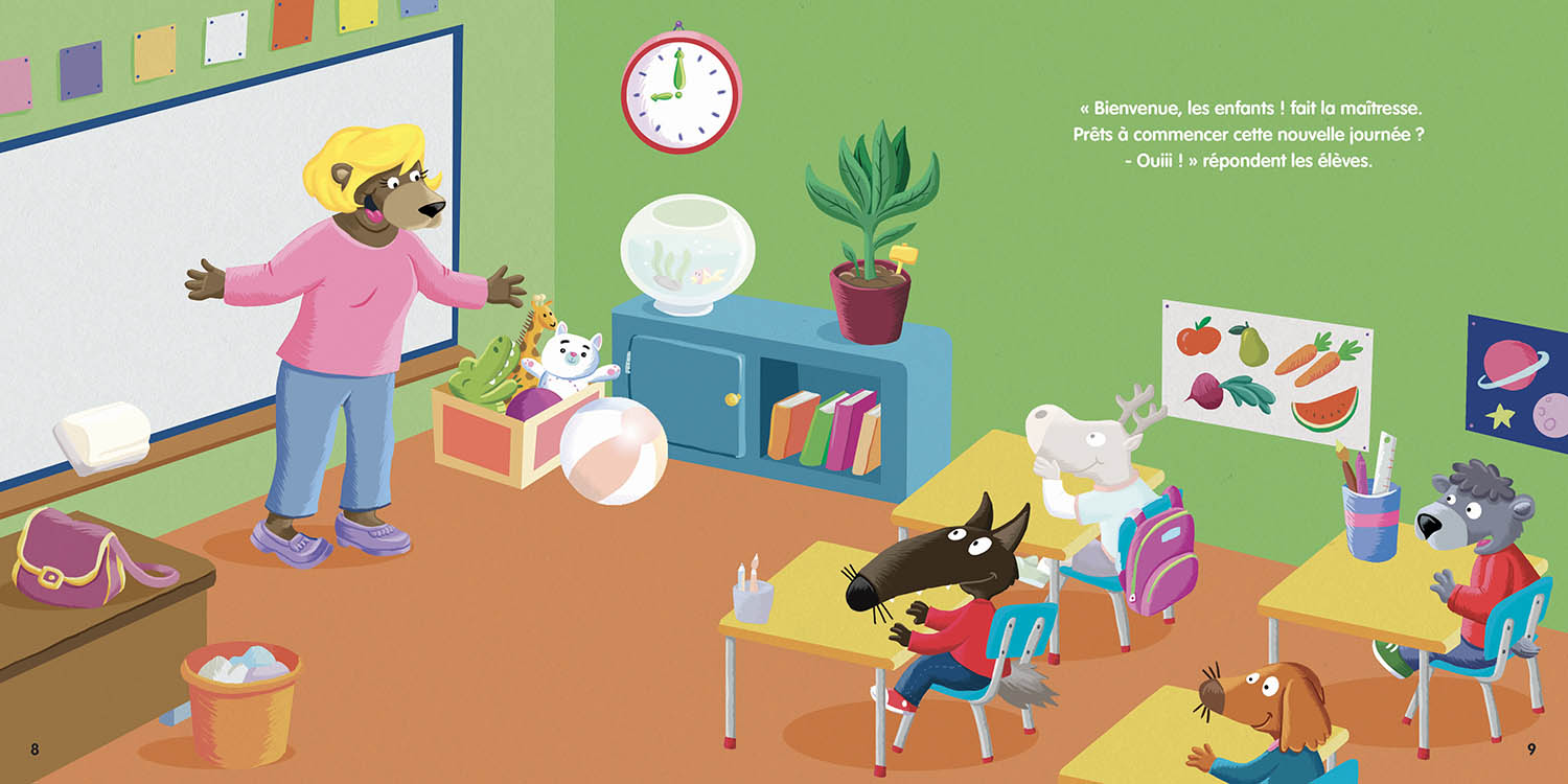 Mon Cahier D'autocollants P'tit Loup - Vive L'école Mon Cahier D'autocollants P'tit Loup - Vive L'école