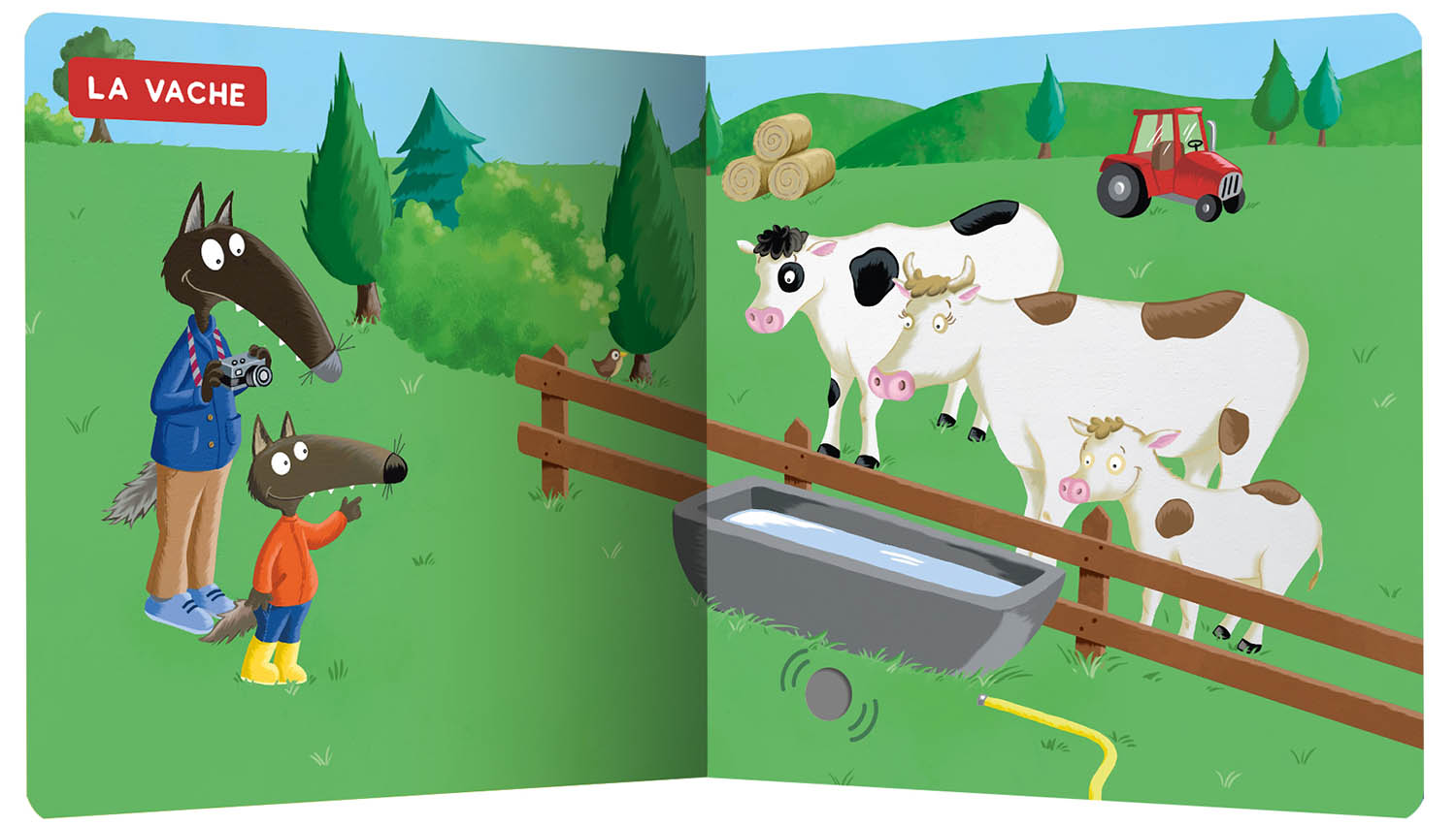 LES ANIMAUX DE LA FERME AVEC P