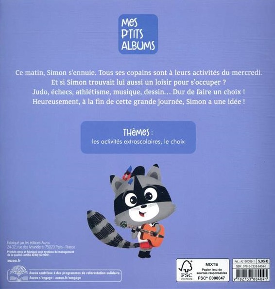 SIMON CHERCHE UNE ACTIVITE