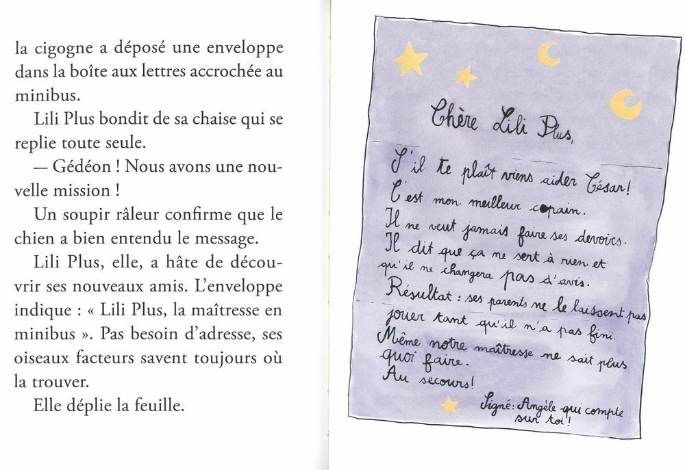 LA MAITRESSE EN MINIBUS, AU SECOURS, LES DEVOIRS !