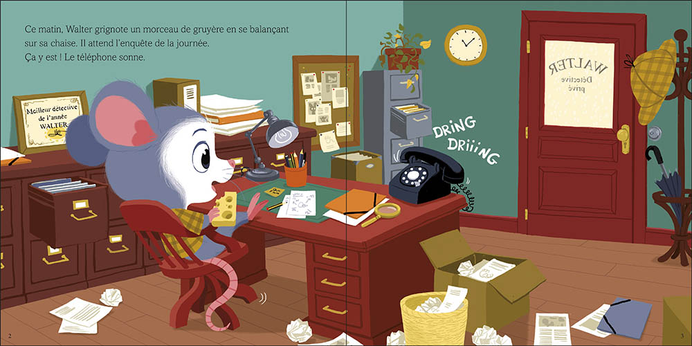 WALTER ENQUETE A LA BIBLIOTHEQUE  