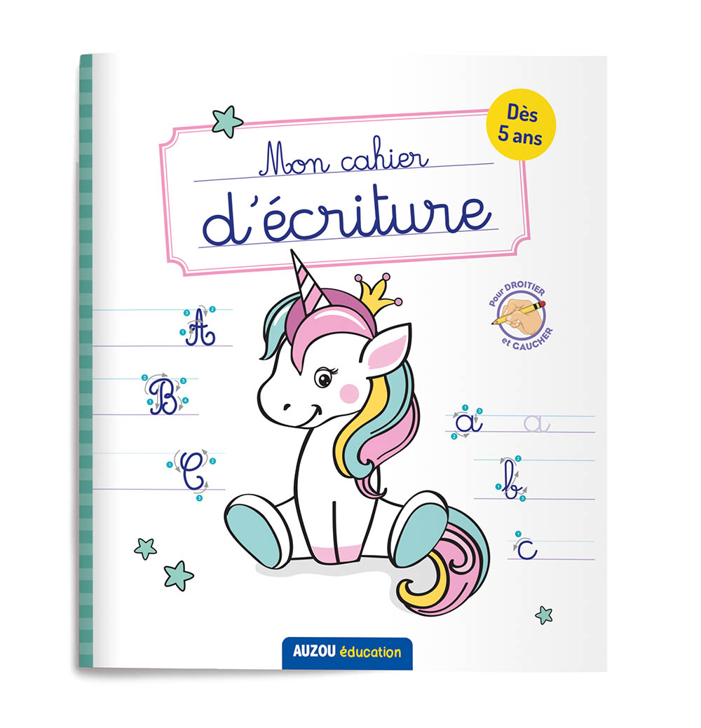 Mon Cahier D'écriture - Licornes