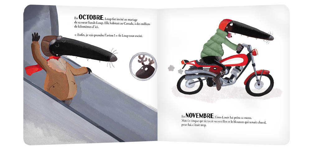 Le Loup Qui Ne Voulait Plus Marcher - Album À Toucher Le Loup Qui Ne Voulait Plus Marcher - Album À Toucher