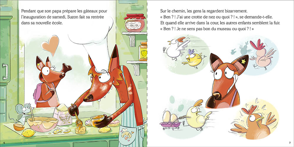 SUZON, UNE RENARDE A POULEVILLE