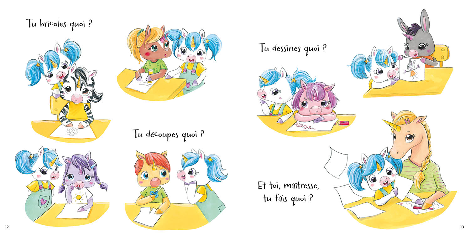 LISON LA LICORNE - UNE JOURNEE A CENT A L