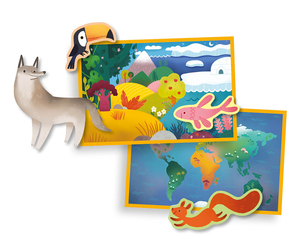 Animaux du monde : ma première pochette d