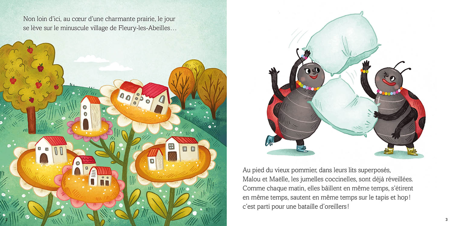 MALOU ET MAELLE LES JUMELLES COCCINELLES MALOU ET MAELLE LES JUMELLES COCCINELLES