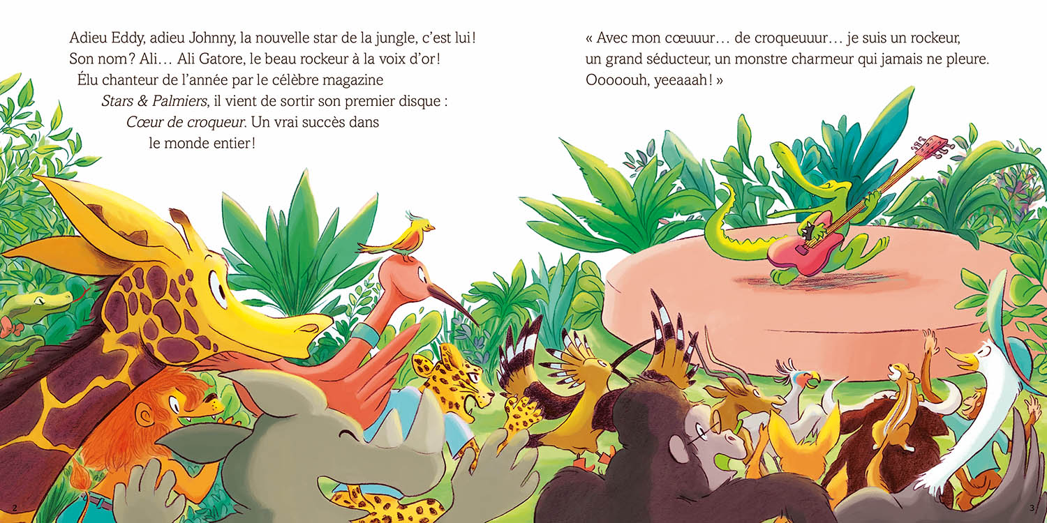 ALI GATORE SE PREND POUR LE ROI