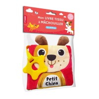 Mon livre tissu à machouiller - Petit Chien