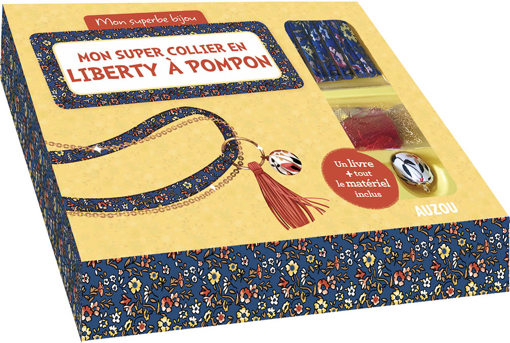 Mon Joli Collier En Liberty À Pompon (Ne)