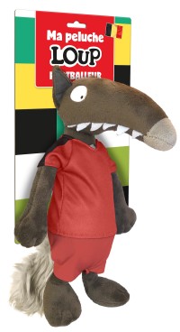 Peluche du loup foot - Belgique