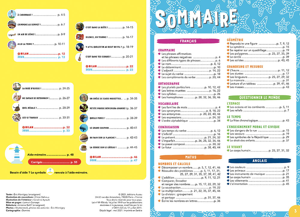 Je Progresse En Vacances - Ce2 Au Cm1