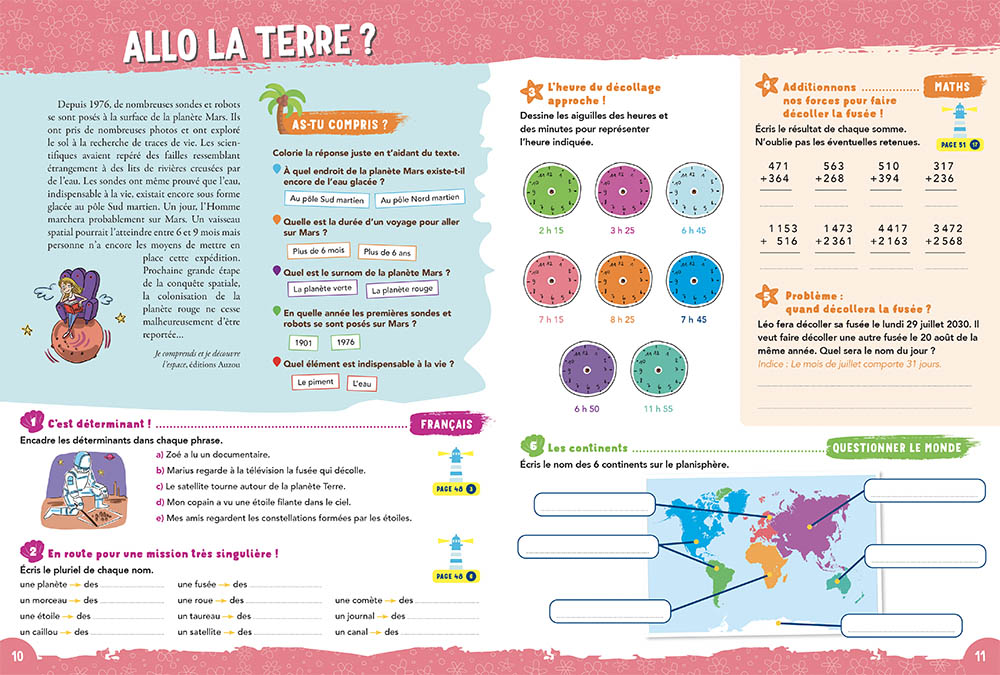 Je Progresse En Vacances - Ce2 Au Cm1