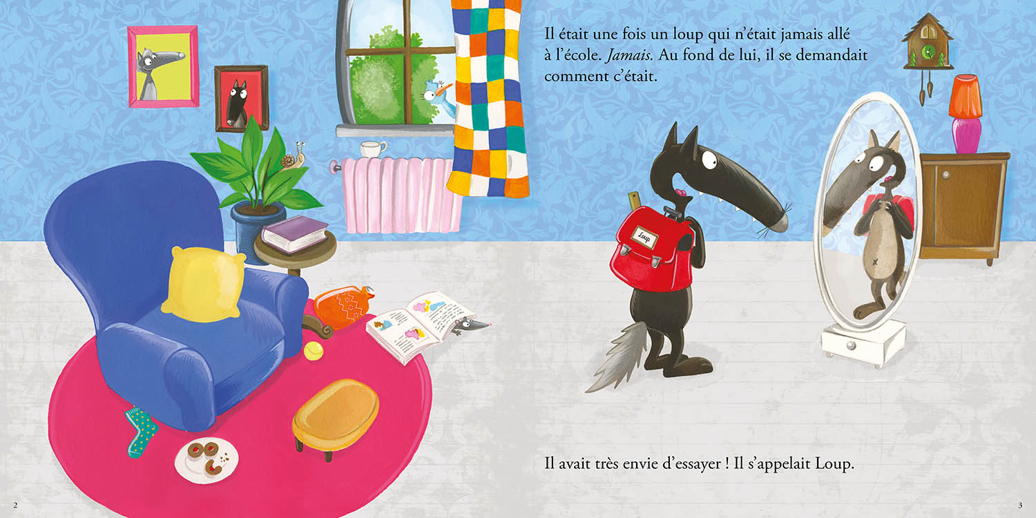 The Wolf Who Wanted To Go To School