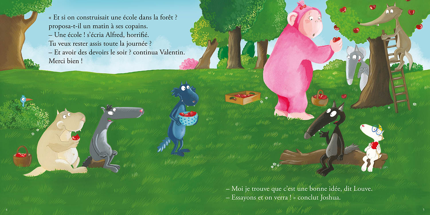 LE LOUP QUI VOULAIT ALLER A L