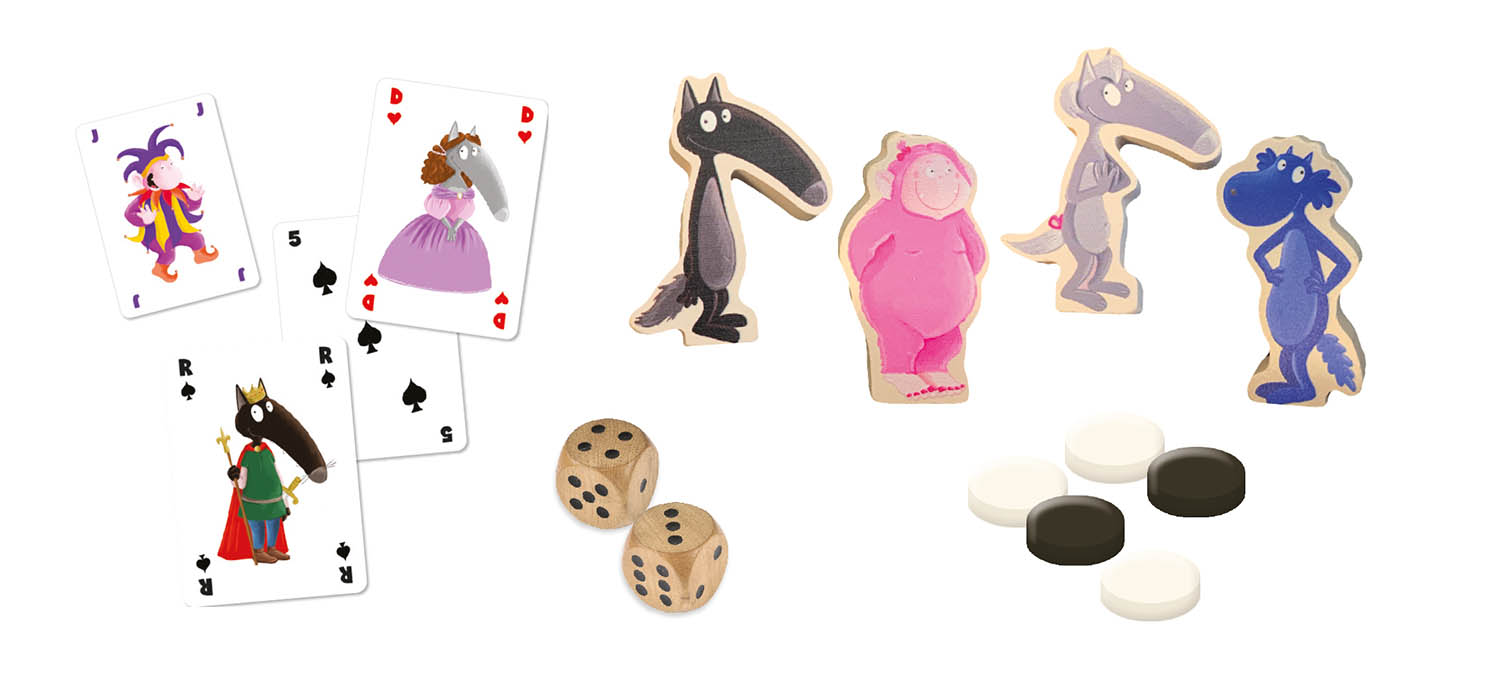 Grands Jeux - Mon Coffret 10 Jeux Classiques Avec Loup