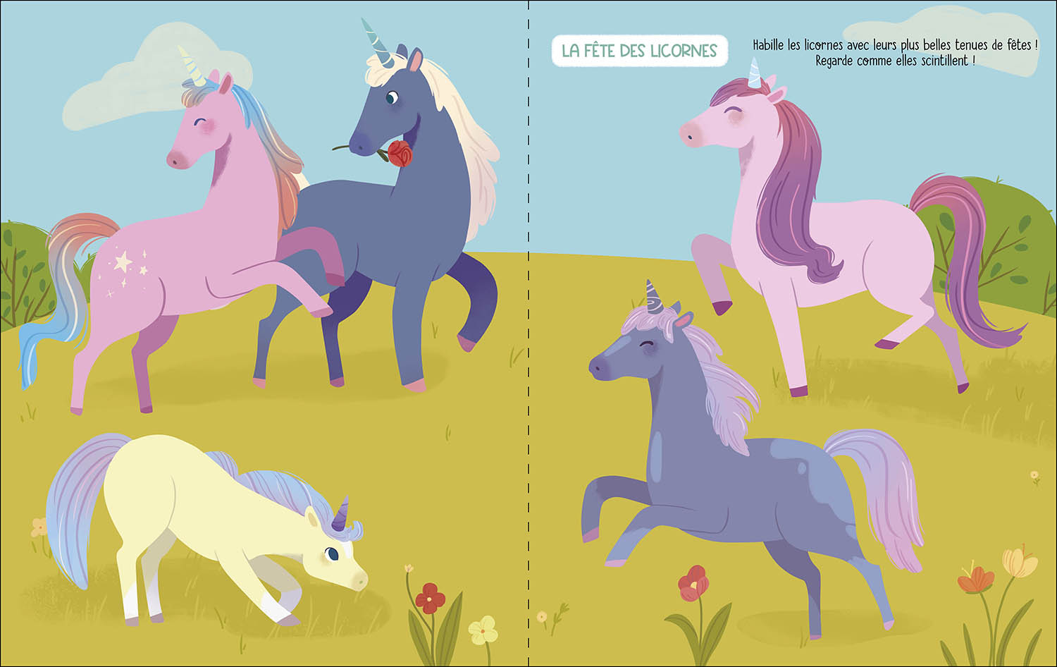 MES 500 AUTOCOLLANTS CREATIFS - LICORNES