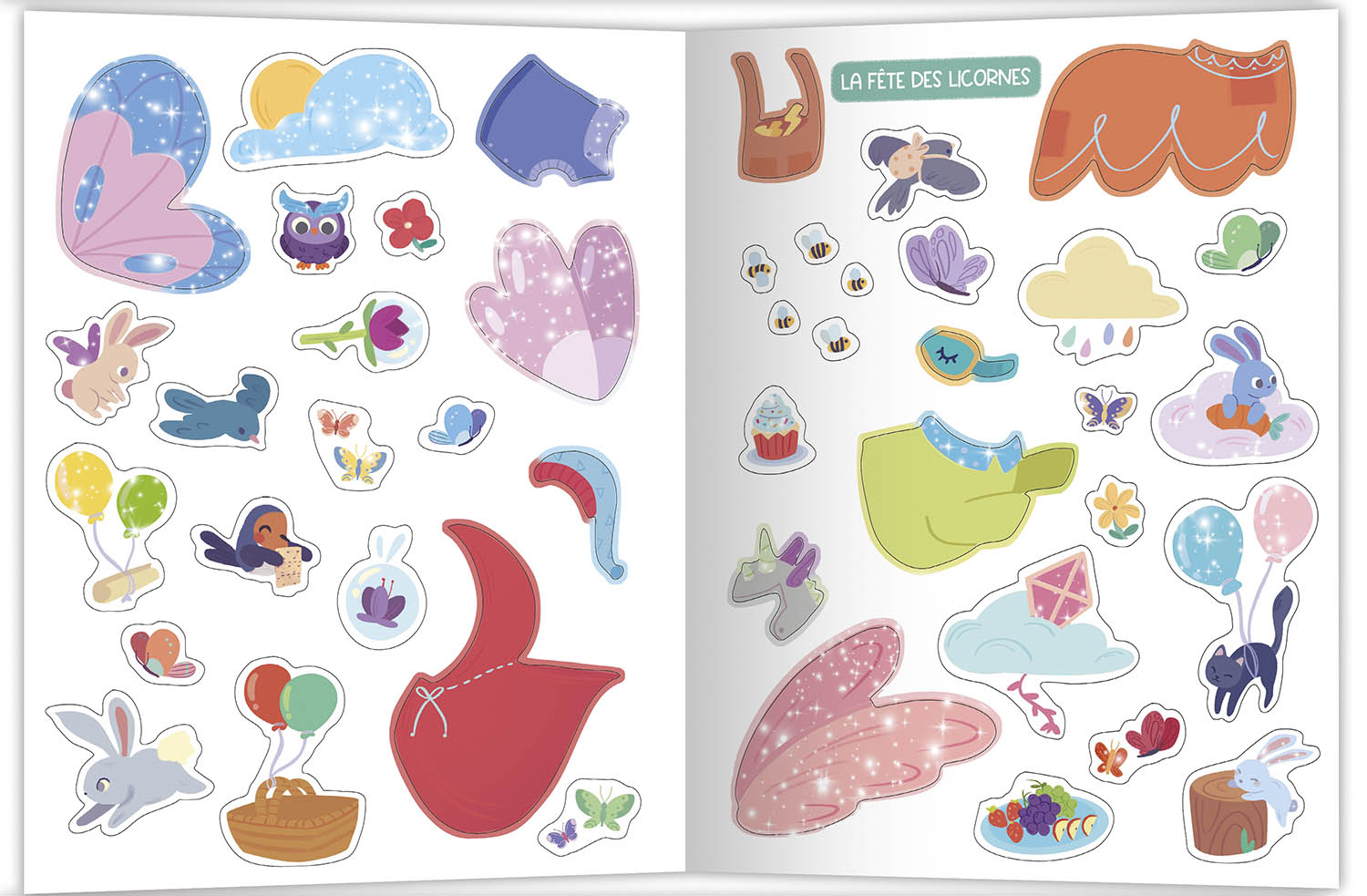 MES 500 AUTOCOLLANTS CREATIFS - LICORNES MES 500 AUTOCOLLANTS CREATIFS - LICORNES