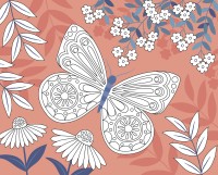 Peinture aquarelle - forêt enchantée