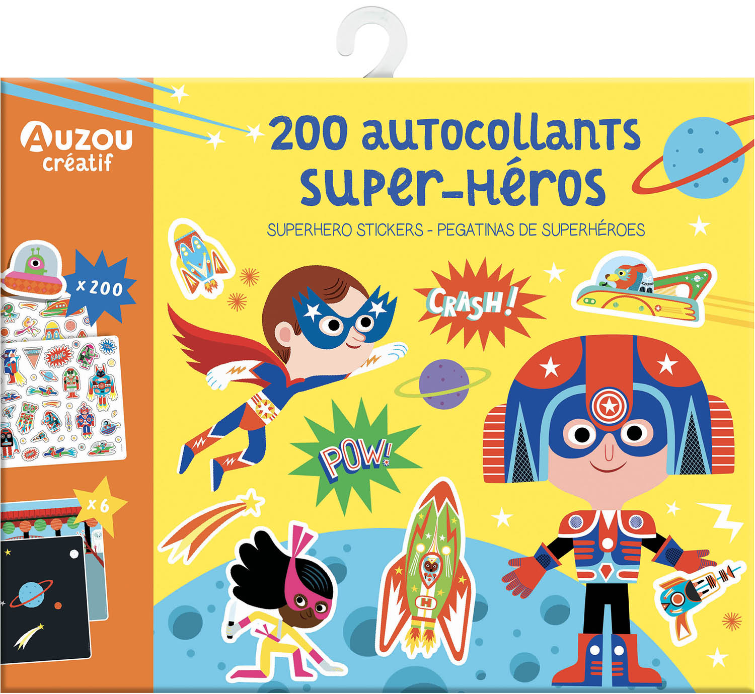 200 autocollants super-héros 200 autocollants super-héros