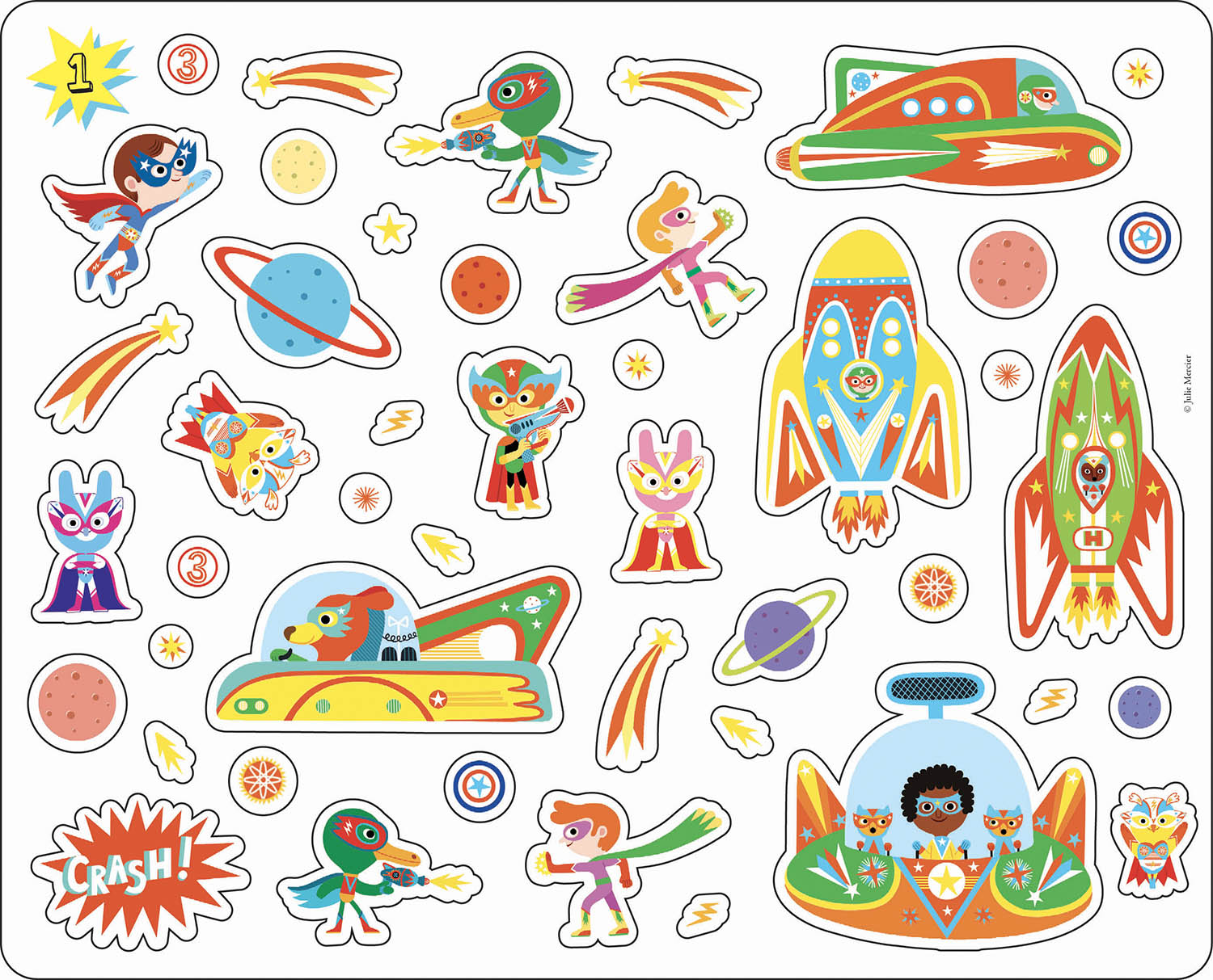 200 autocollants super-héros 200 autocollants super-héros