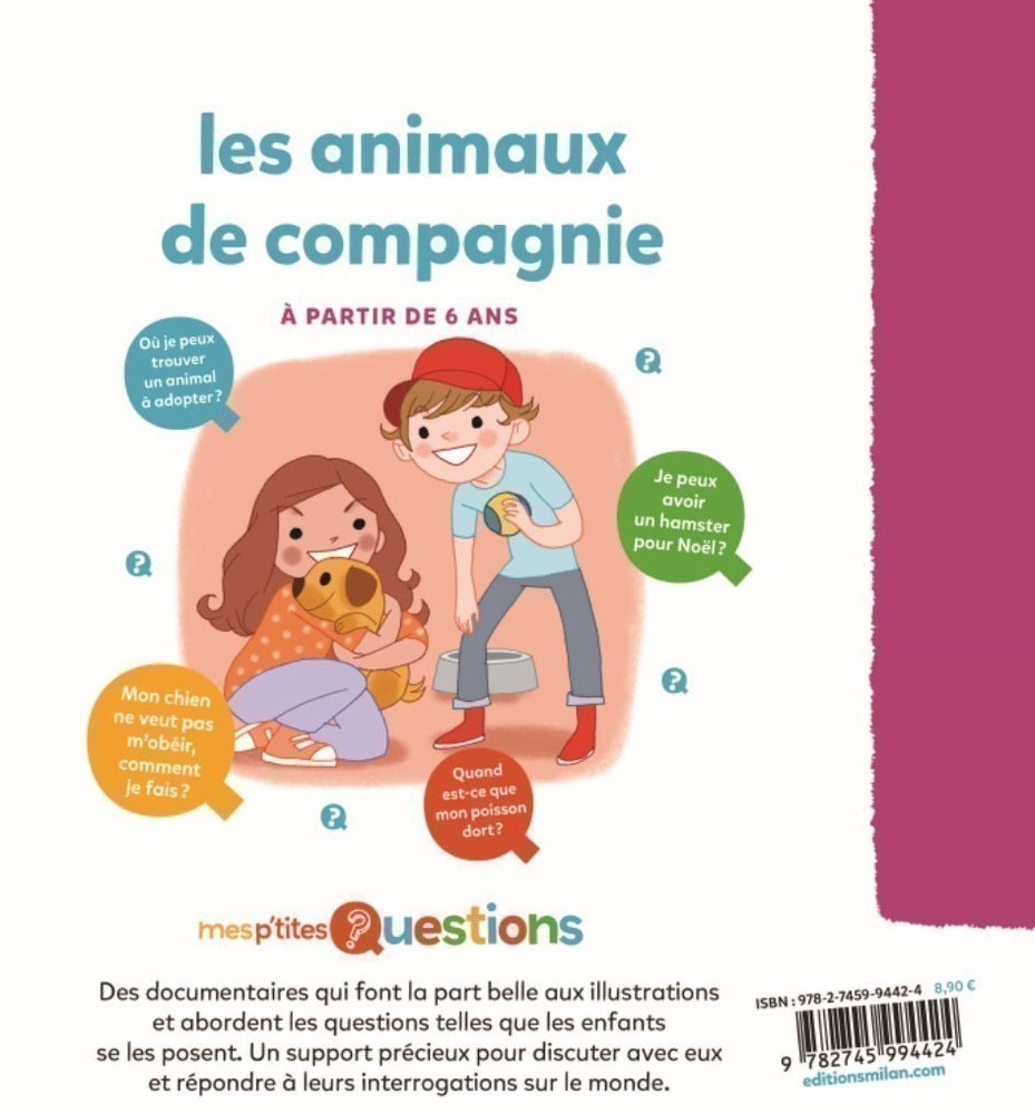 LES ANIMAUX DE COMPAGNIE