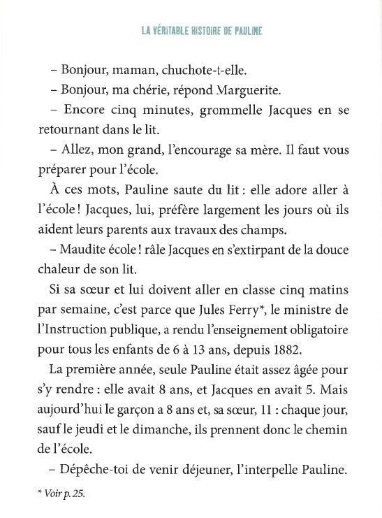LA VERITABLE HISTOIRE DE PAULINE PETITE PAYSANNE A L