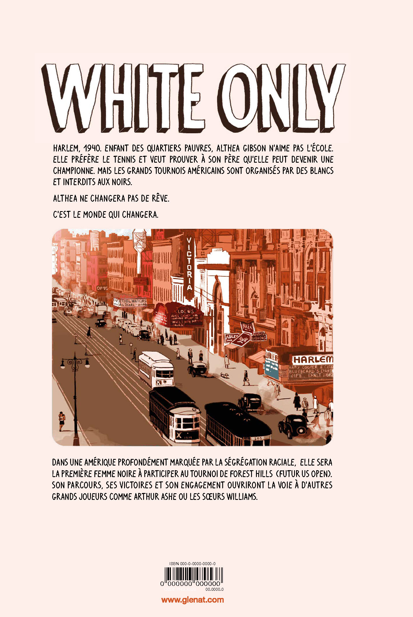 WHITE ONLY