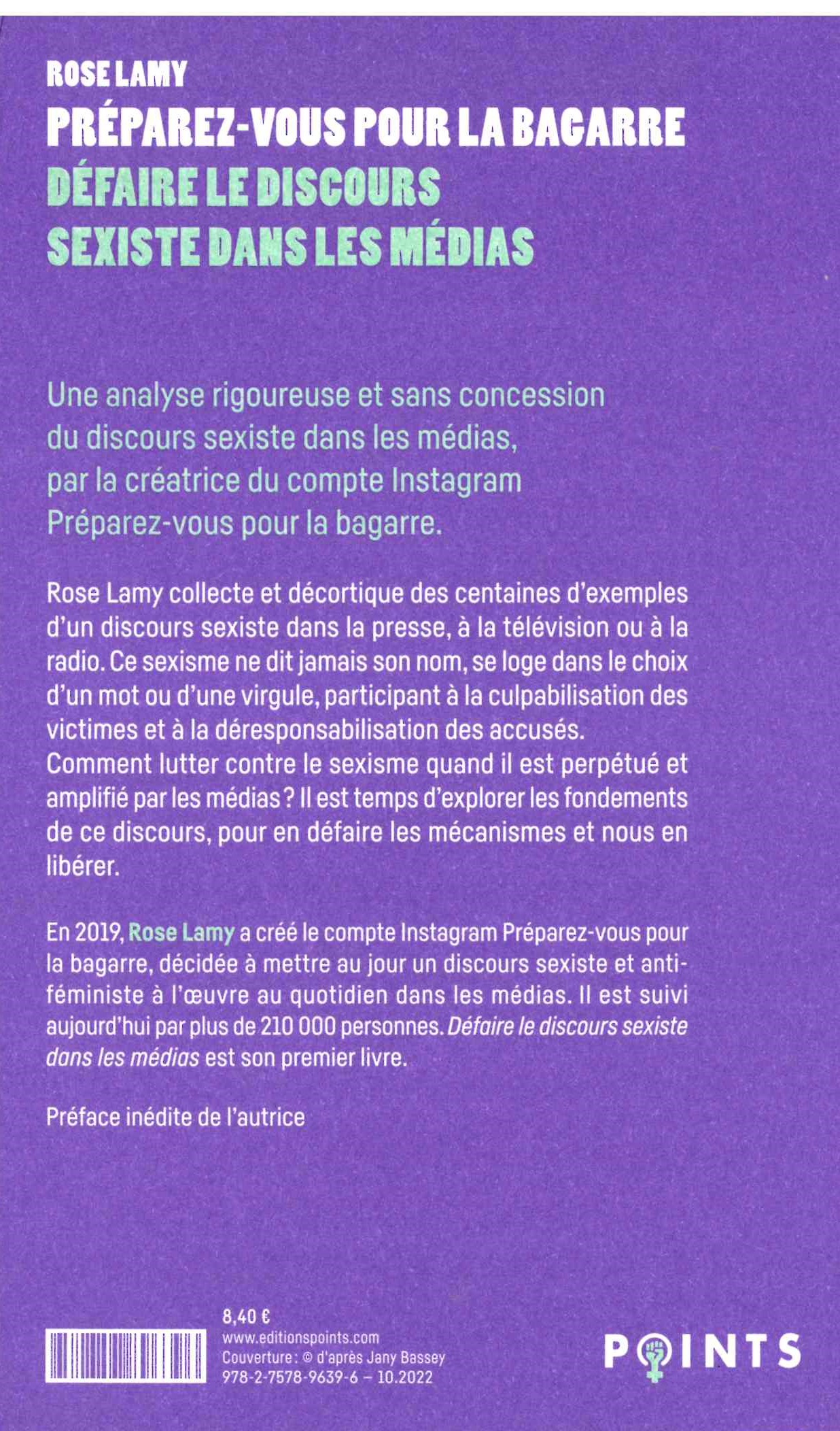 DEFAIRE LE DISCOURS SEXISTE DANS LES MEDIAS