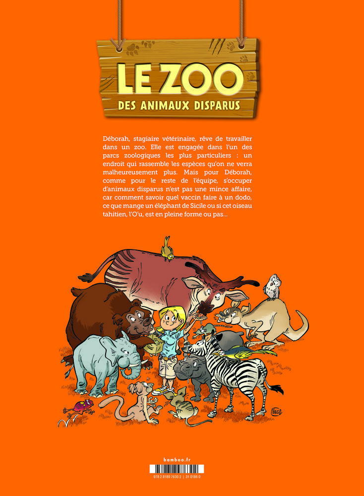 LE ZOO DES ANIMAUX DISPARUS T1