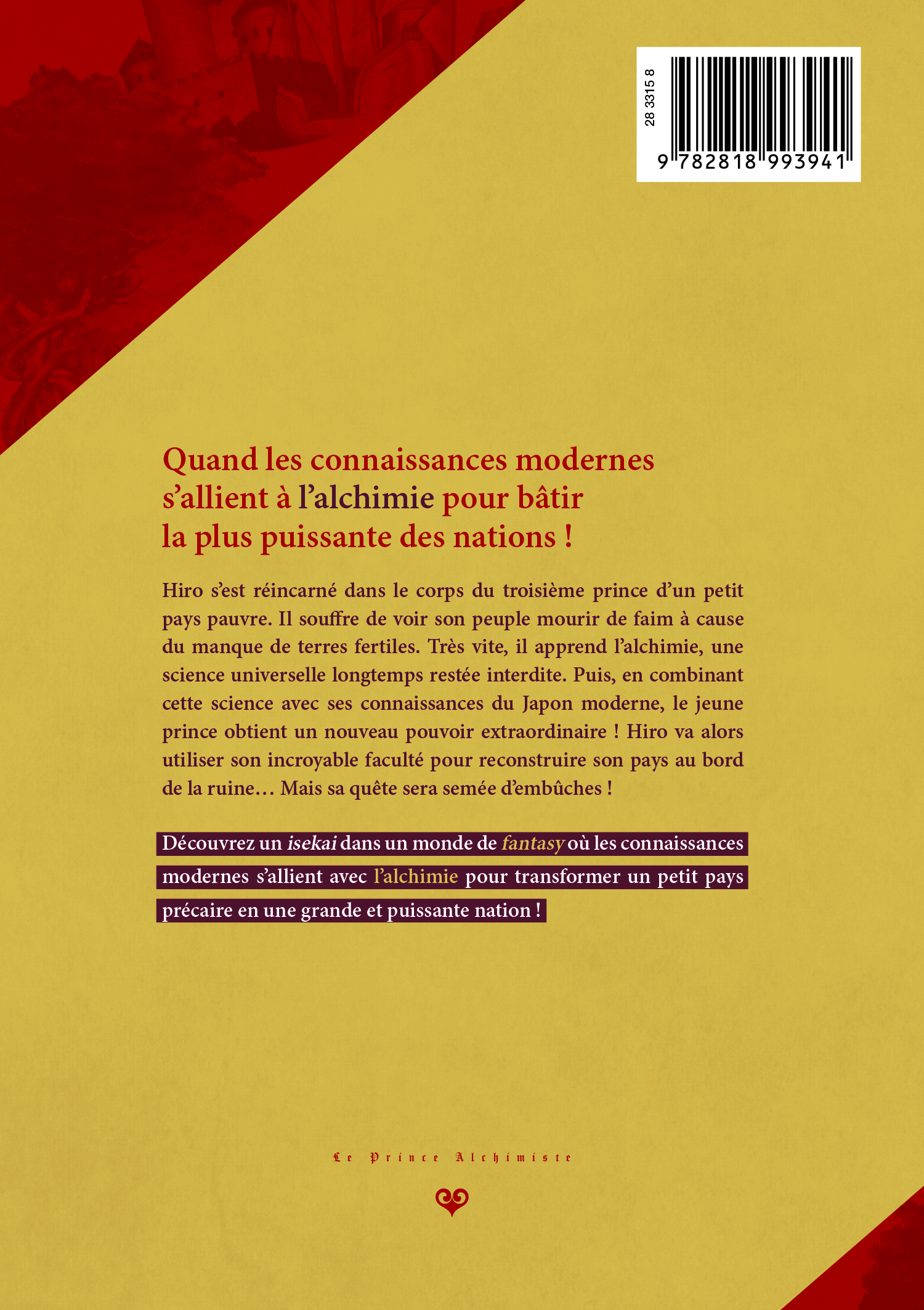 LE PRINCE ALCHIMISTE T1