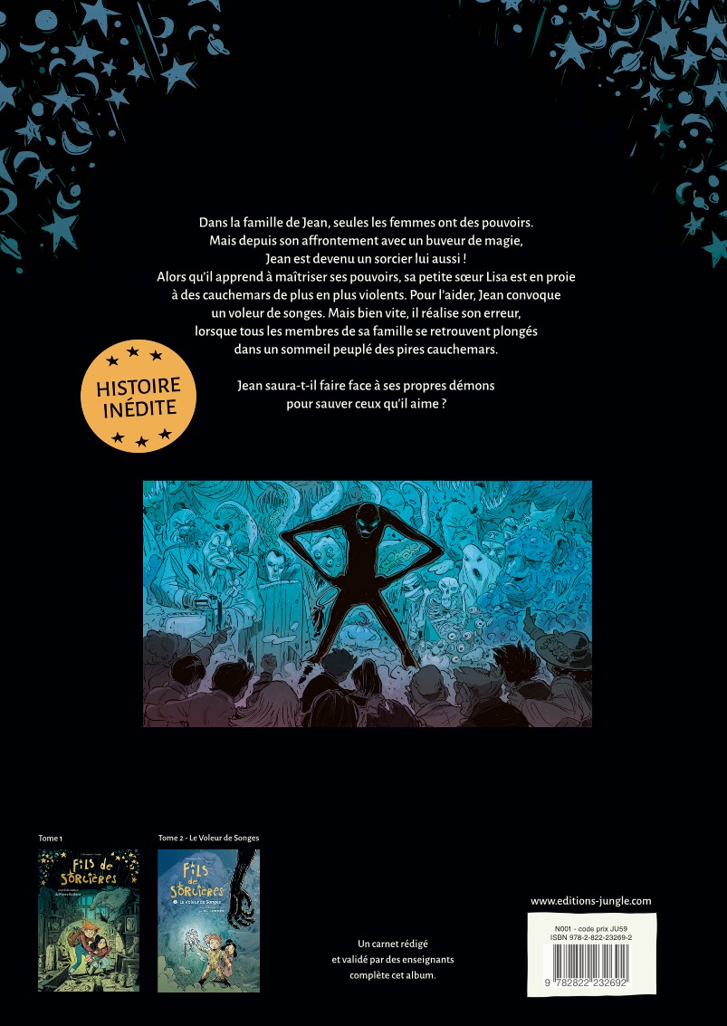FILS DE SORCIERES T2 LE VOLEUR DE SONGES