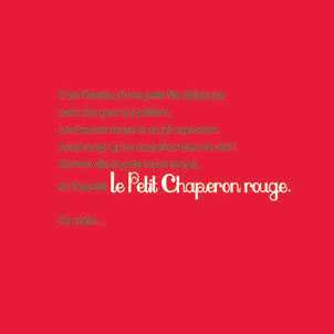 LE PETIT CHAPERON ROUGE