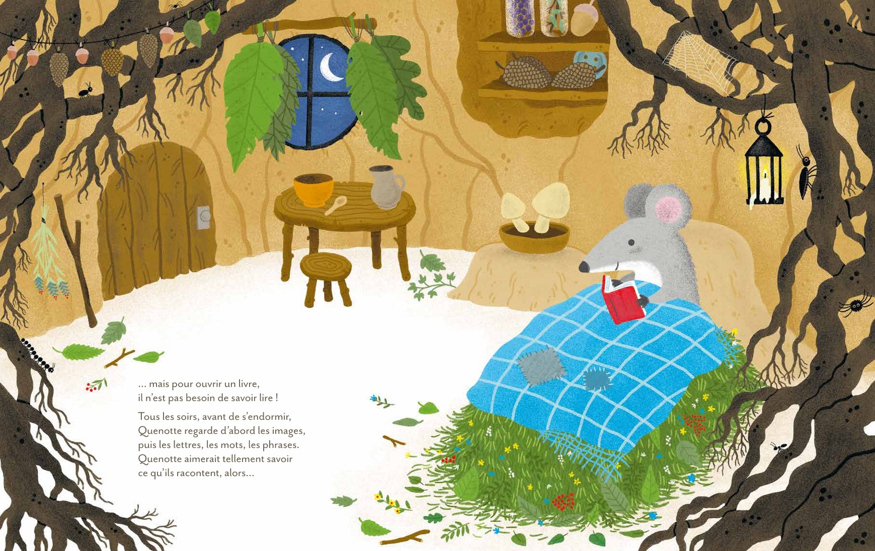 QUENOTTE, LA SOURIS QUI VOULAIT SAVOIR LIRE