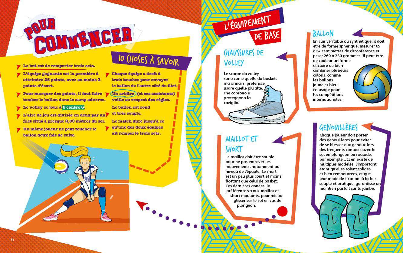 LE VOLLEY RACONTE AUX ENFANTS : PETIT GUIDE ILLUSTRE