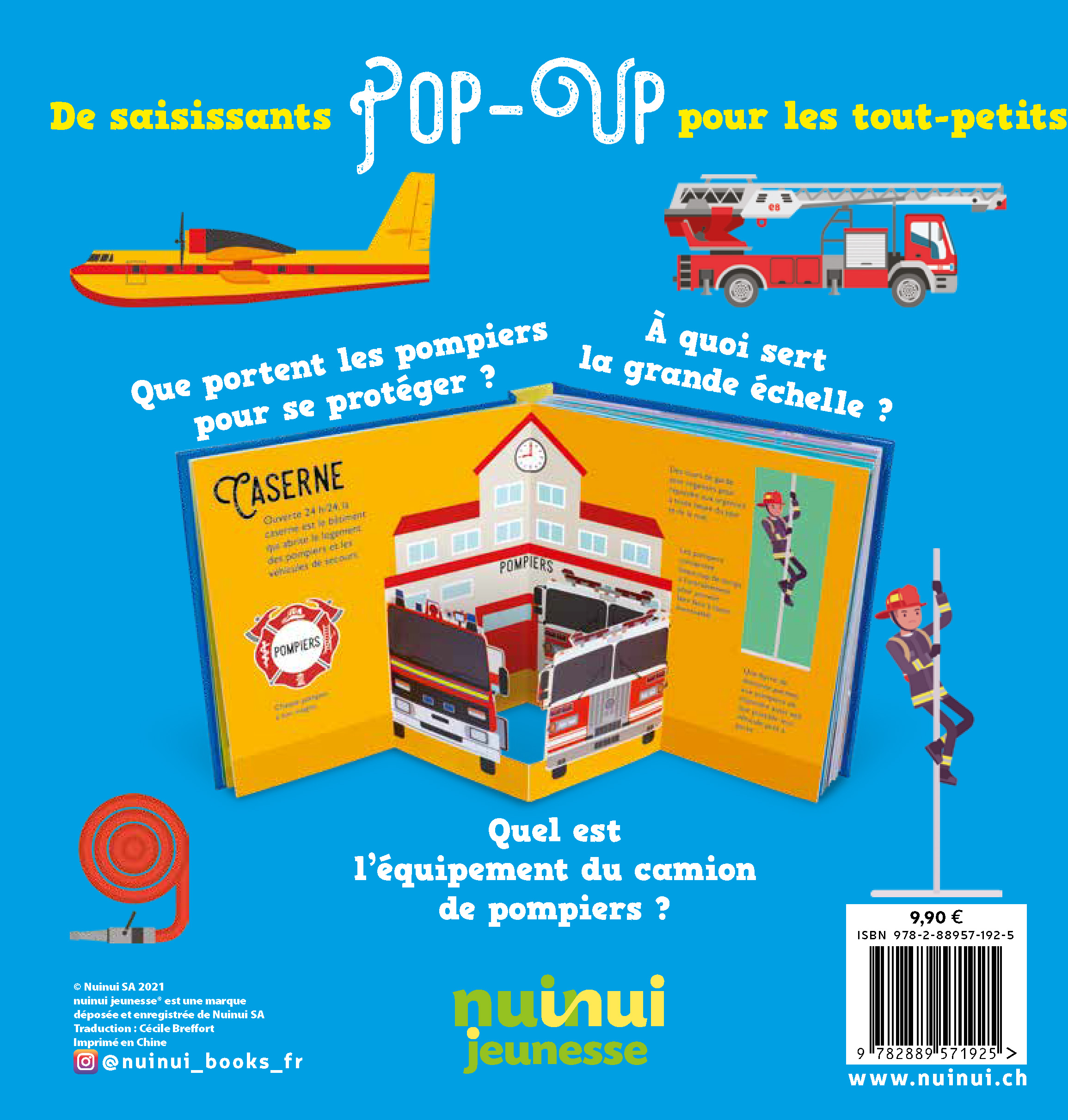 POMPIERS : 10 POP-UP