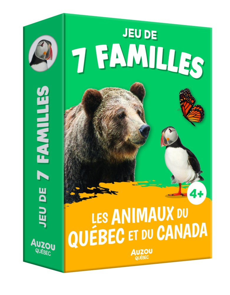 Jeu Des 7 Familles : Les Animaux Du Québec Et Du Canada