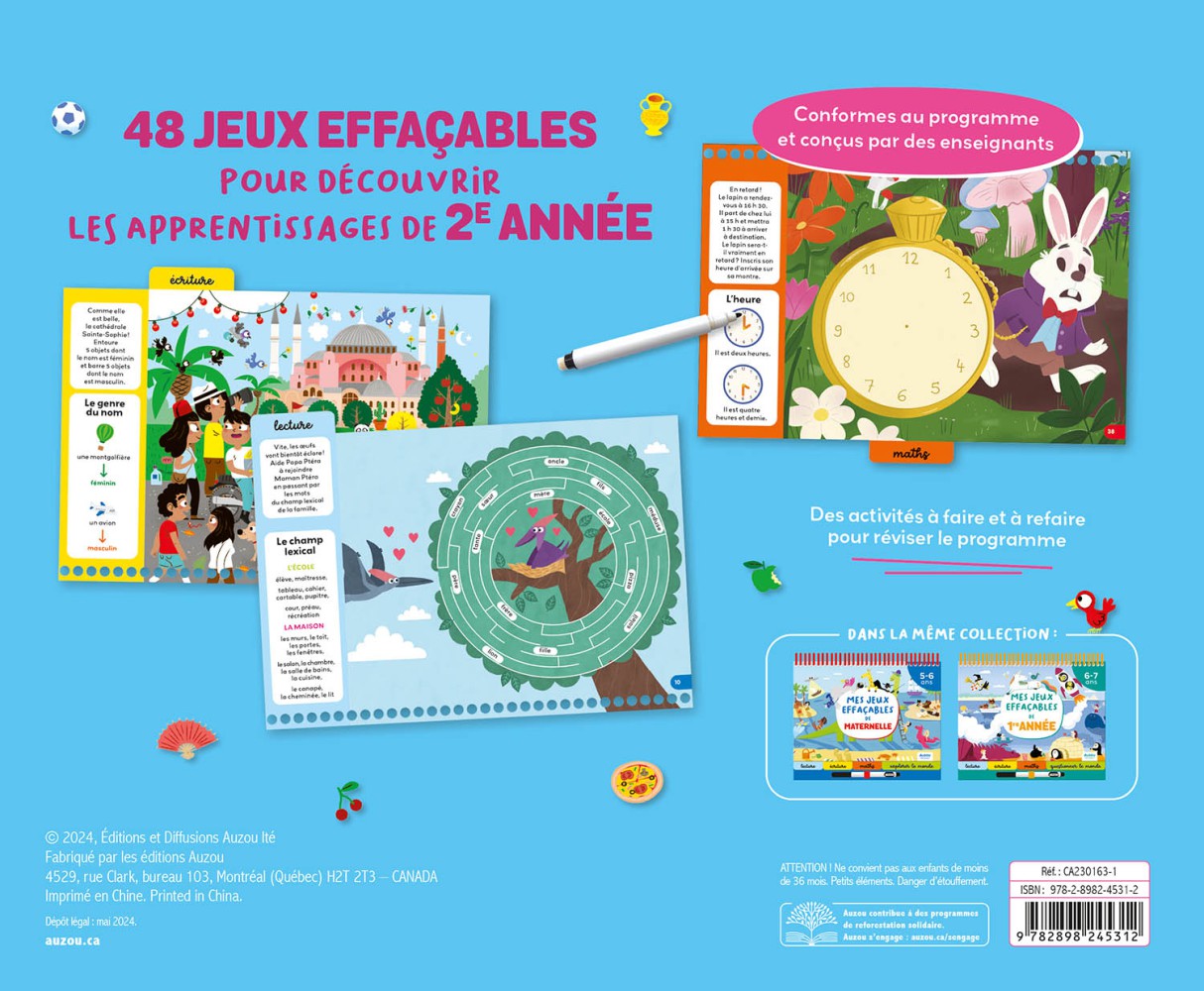 Mes Jeux Effaçables De 2E Année
