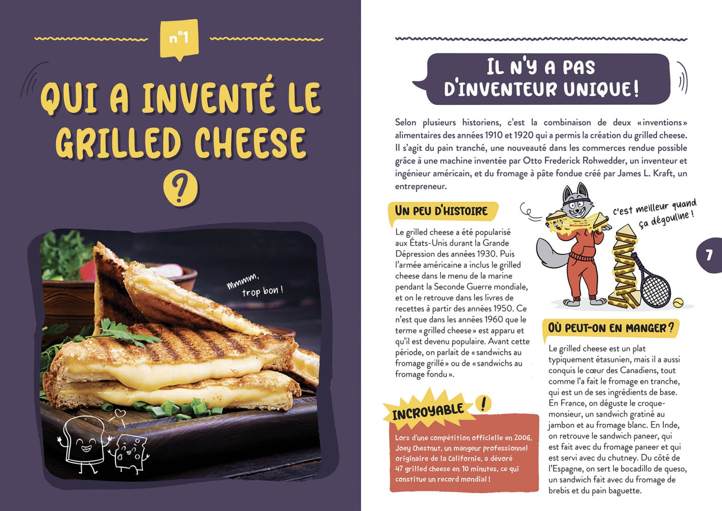 Qui A Inventé Le Grilled-Cheese ?