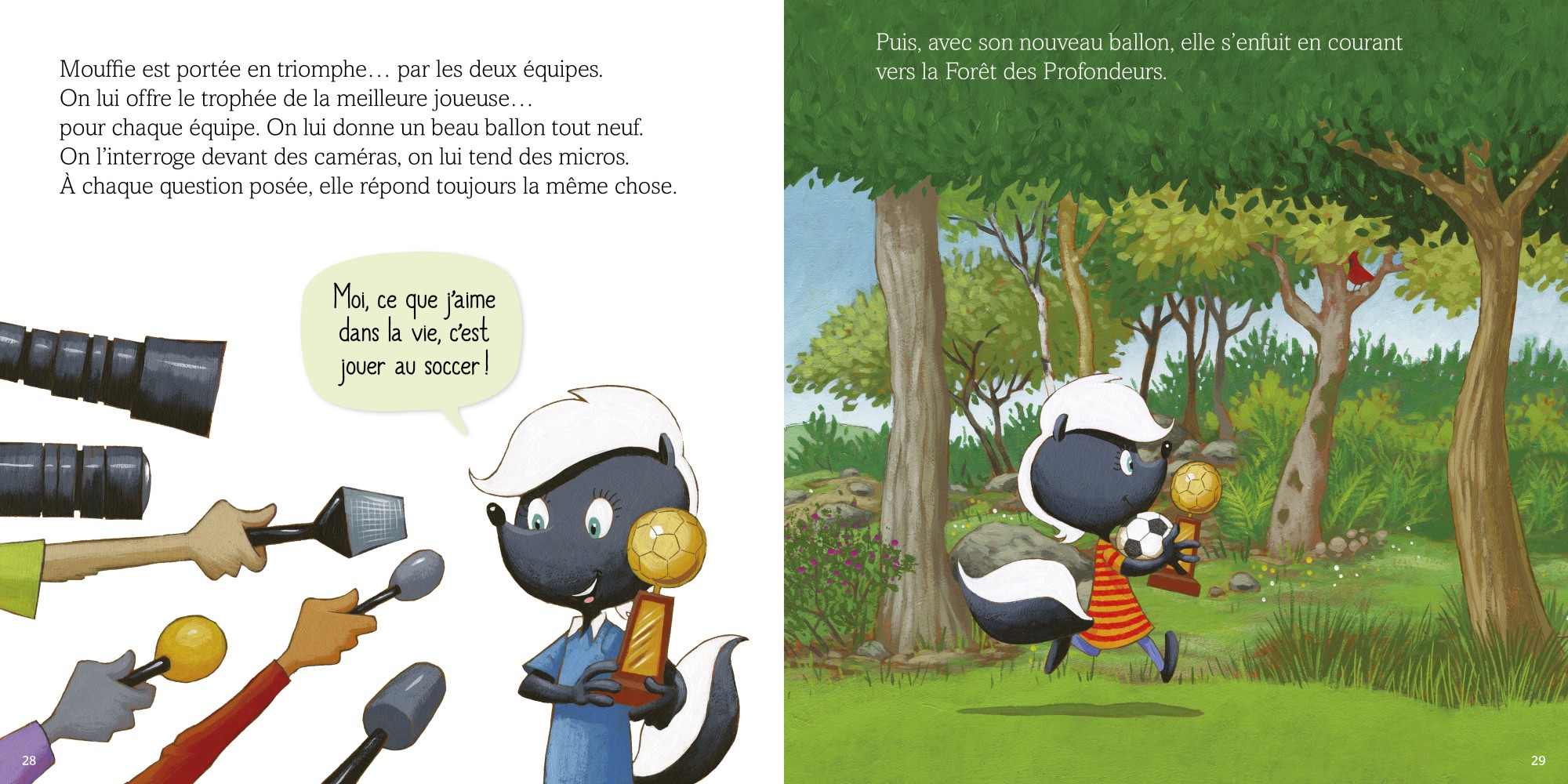 Mouffie La Mouffette Vive Le Soccer !