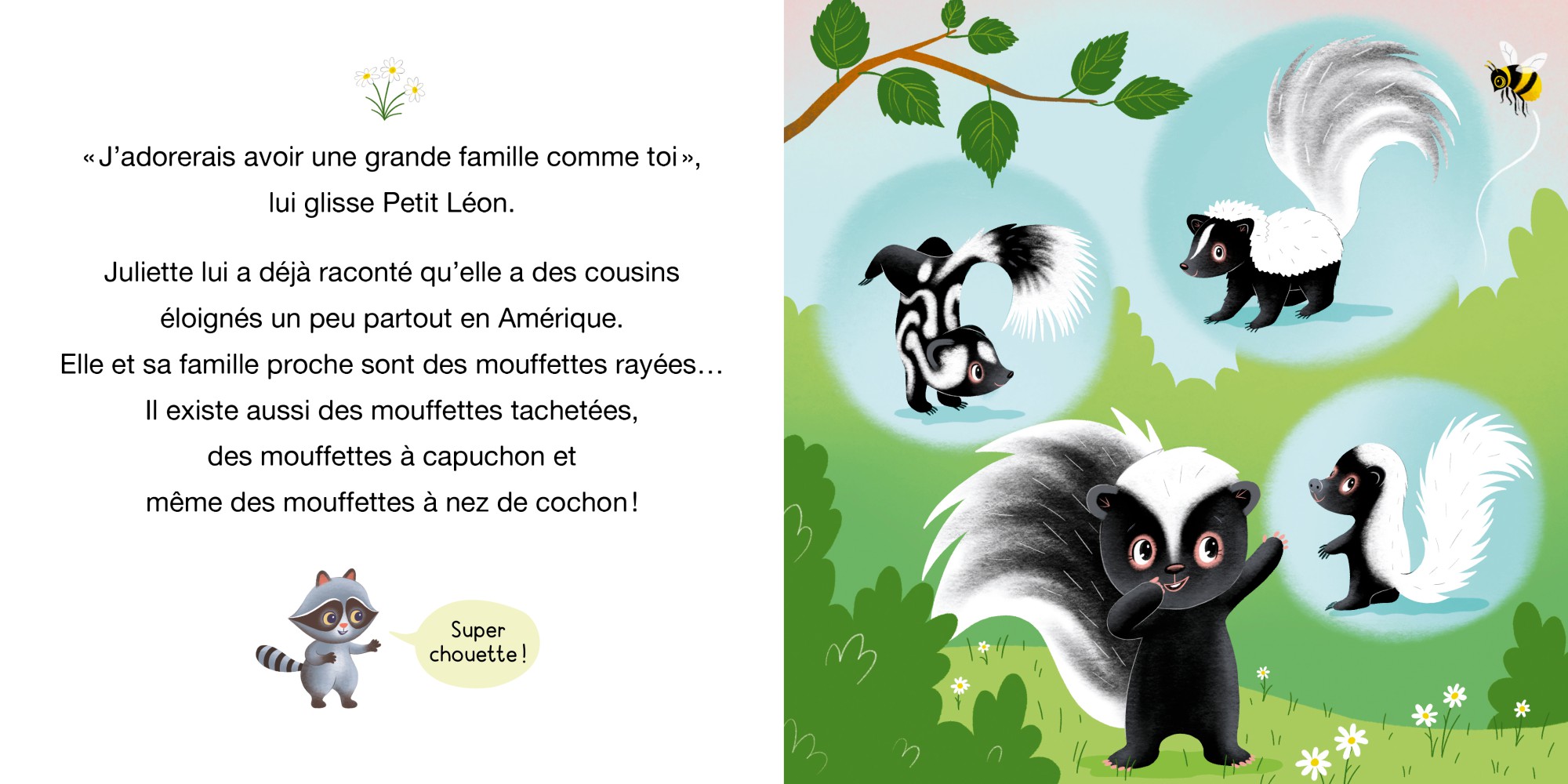 Petit Léon Et Juliette La Mouffette