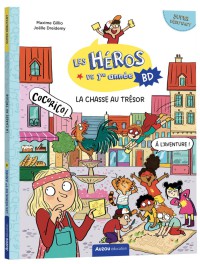 Les héros de 1re année en bd - super débutant - la chasse au trésor