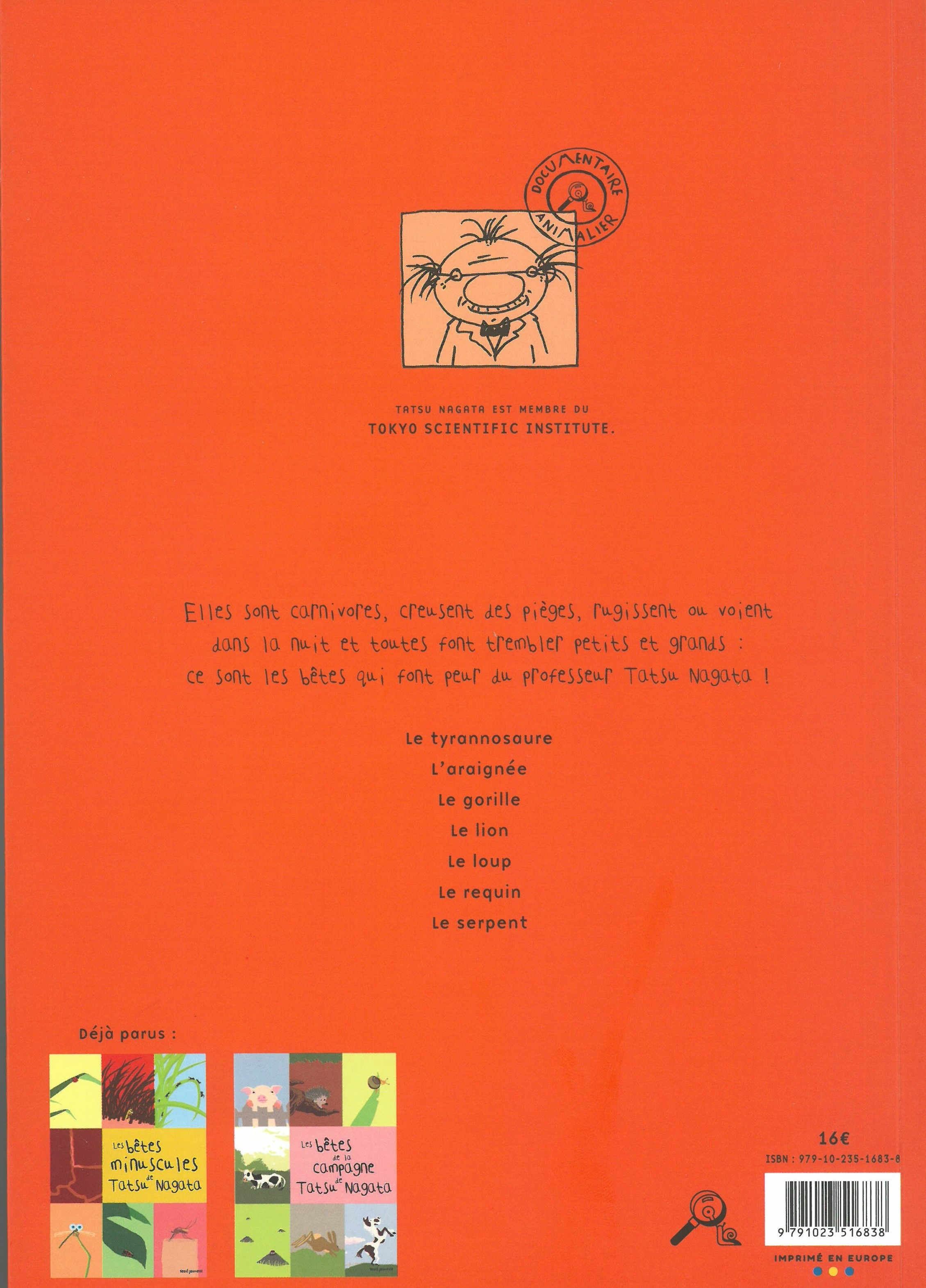 LES SCIENCES NATURELLES DE TATSU NAGATA. LES BETES QUI FONT PEUR