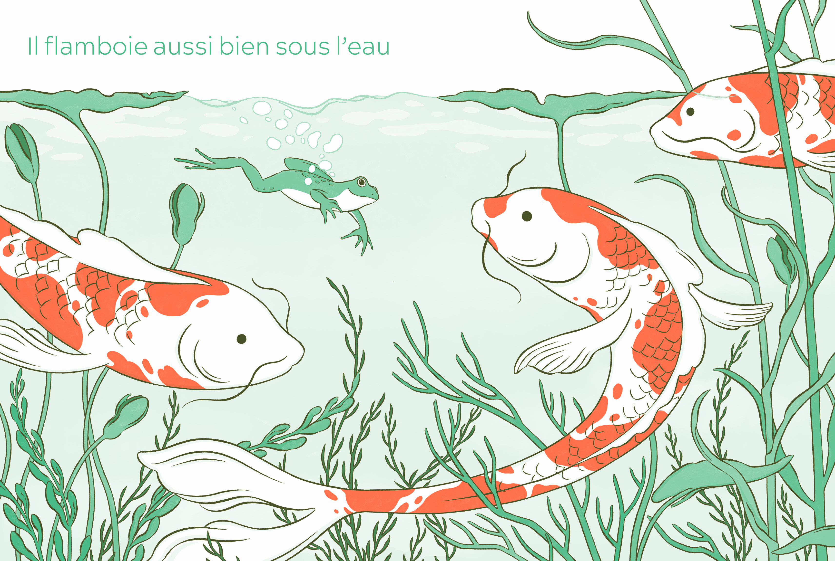 LA GRENOUILLE QUI AIMAIT LE ROUGE LA GRENOUILLE QUI AIMAIT LE ROUGE