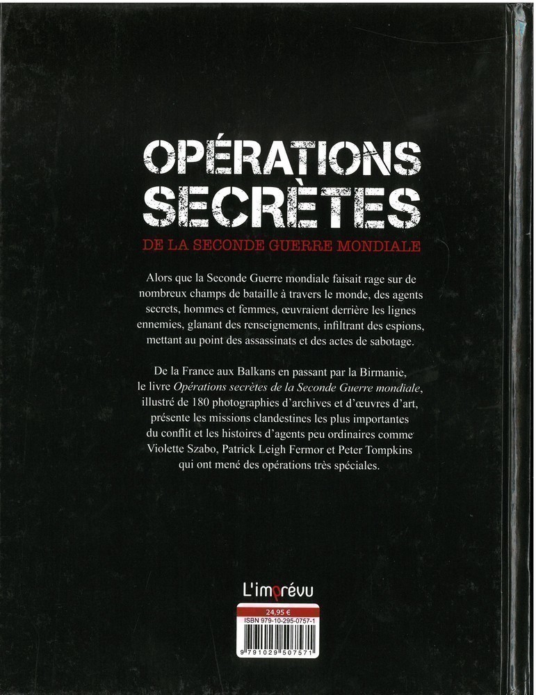 OPERATIONS SECRETES DE LA SECONDE GUERRE MONDIALE