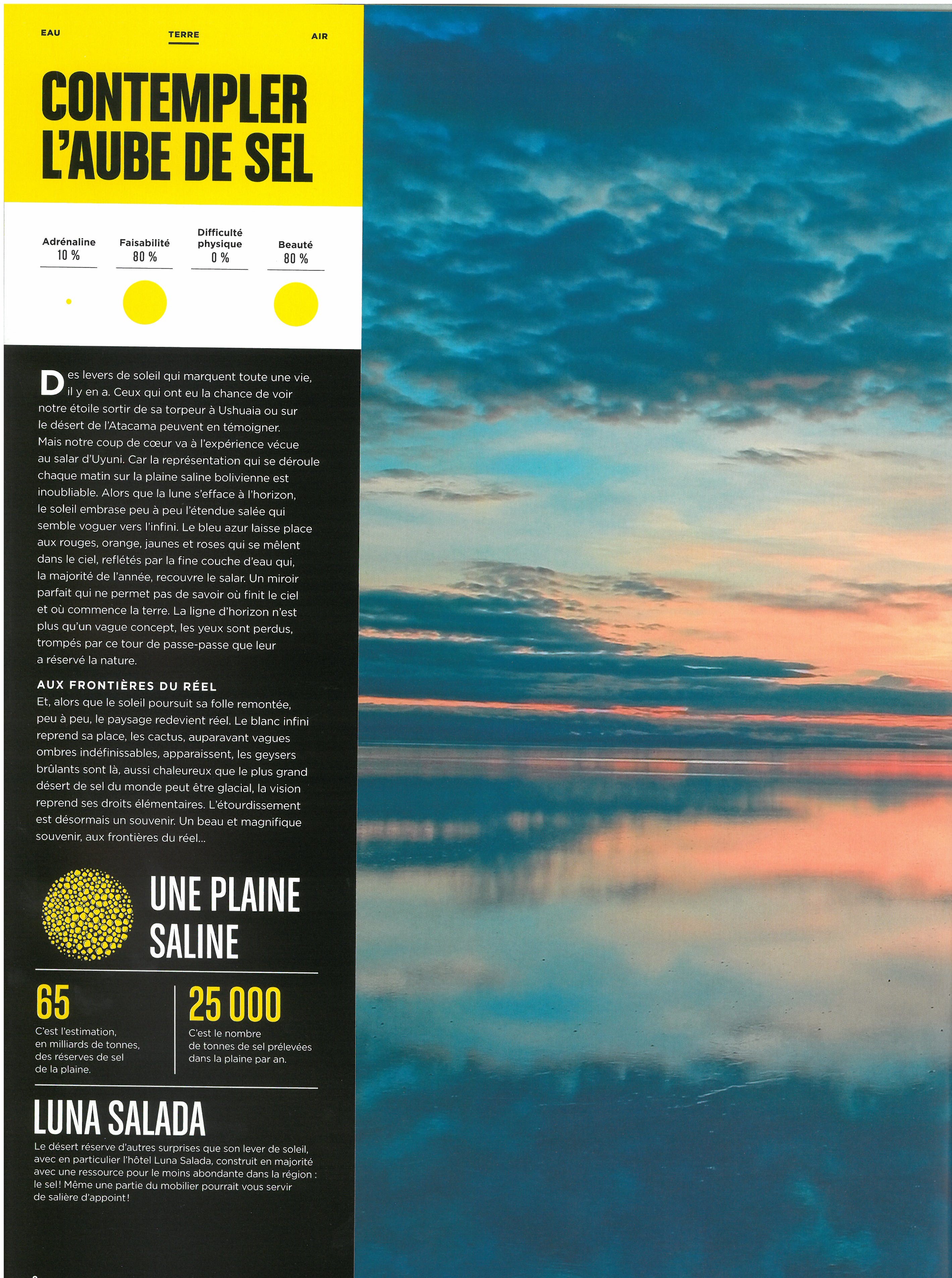 EN VIE : 100 EXPERIENCES SENSATIONNELLES A TENTER EN UNE VIE