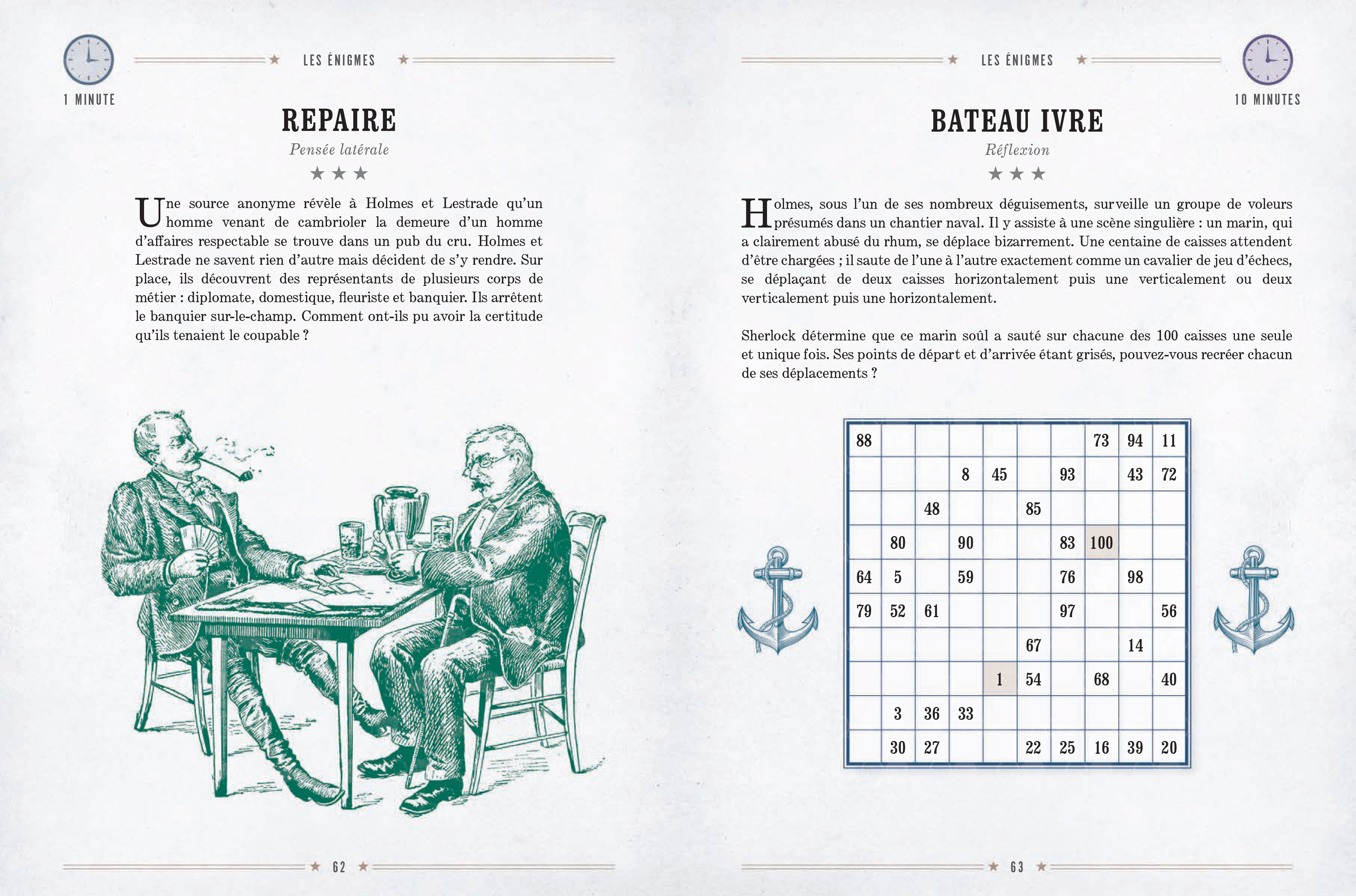 SHERLOCK HOLMES CONTRE LA MONTRE : POURREZ-VOUS BATTRE LE GRAND DETECTIVE ?